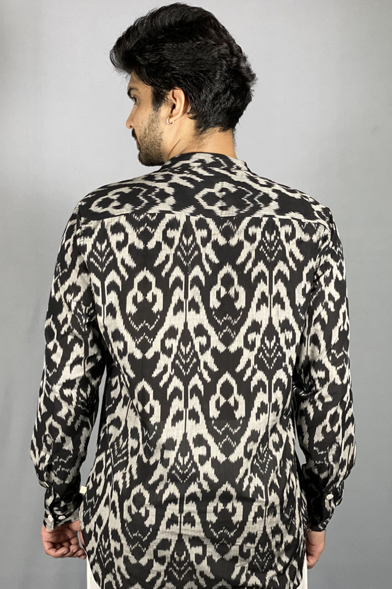 Ikat printed cotton kurta for men, Mangalgiri cotton kurta men, short kurta, cotton men kurta, men's short kurta shirt, mens kurta brands in india, cotton and silk men's kurta, men's short length kurta, men's cotton regular kurta, cotton kurta brands in india, men's cotton kurta shirt, men's kurta short sleeve, cotton kurta, cotton kurta for men, cotton kurta design, best cotton for kurta, cotton kurta new arrival, block printed kurtas, organic cotton kurta, cotton kurta for yoga, handmade men kurtas, embroidered men kurtas, cotton kurta handmade, ikat print kurta, sepia stories