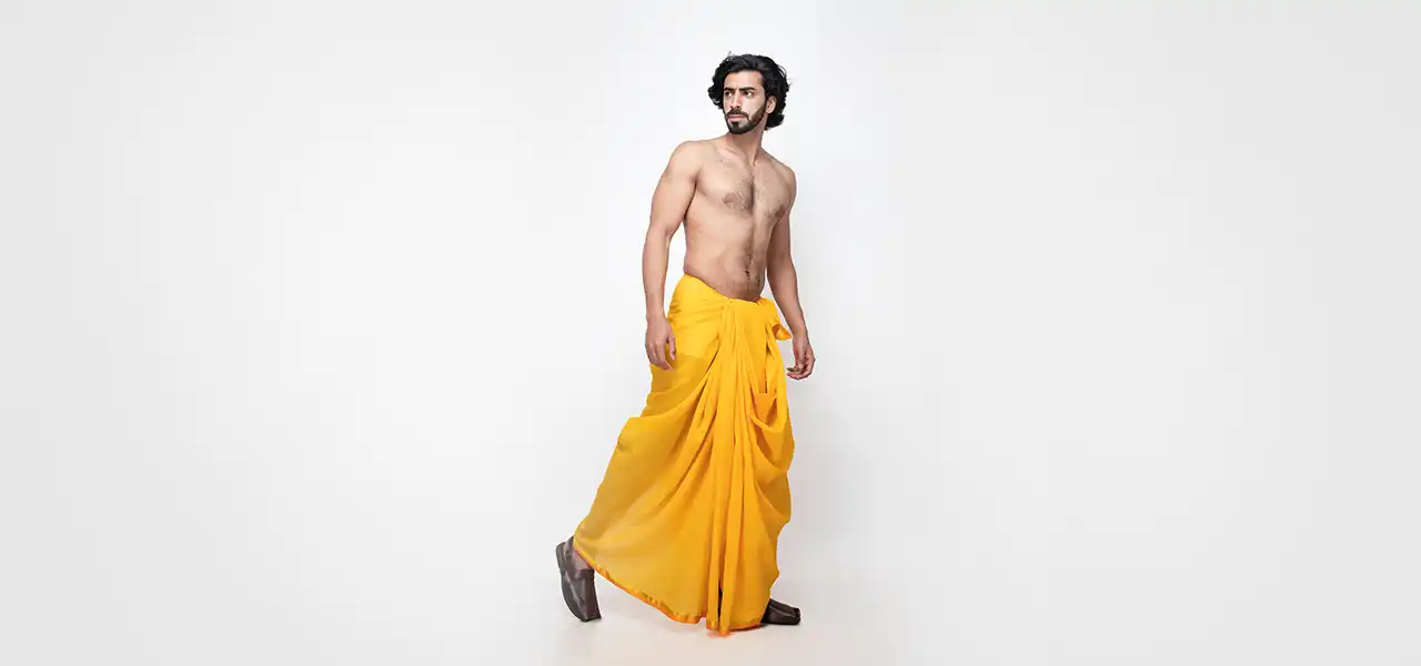 A Must Have For Every Man Cotton Dhoti For Traditional Wear