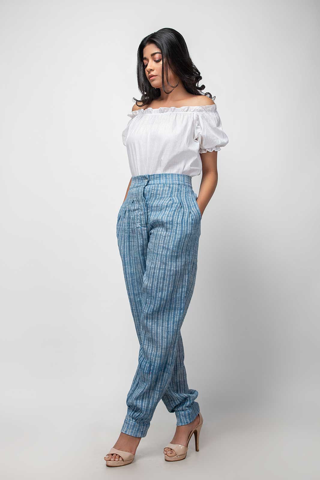 Moving Pin Trousers - Buy Moving Pin Trousers online in India