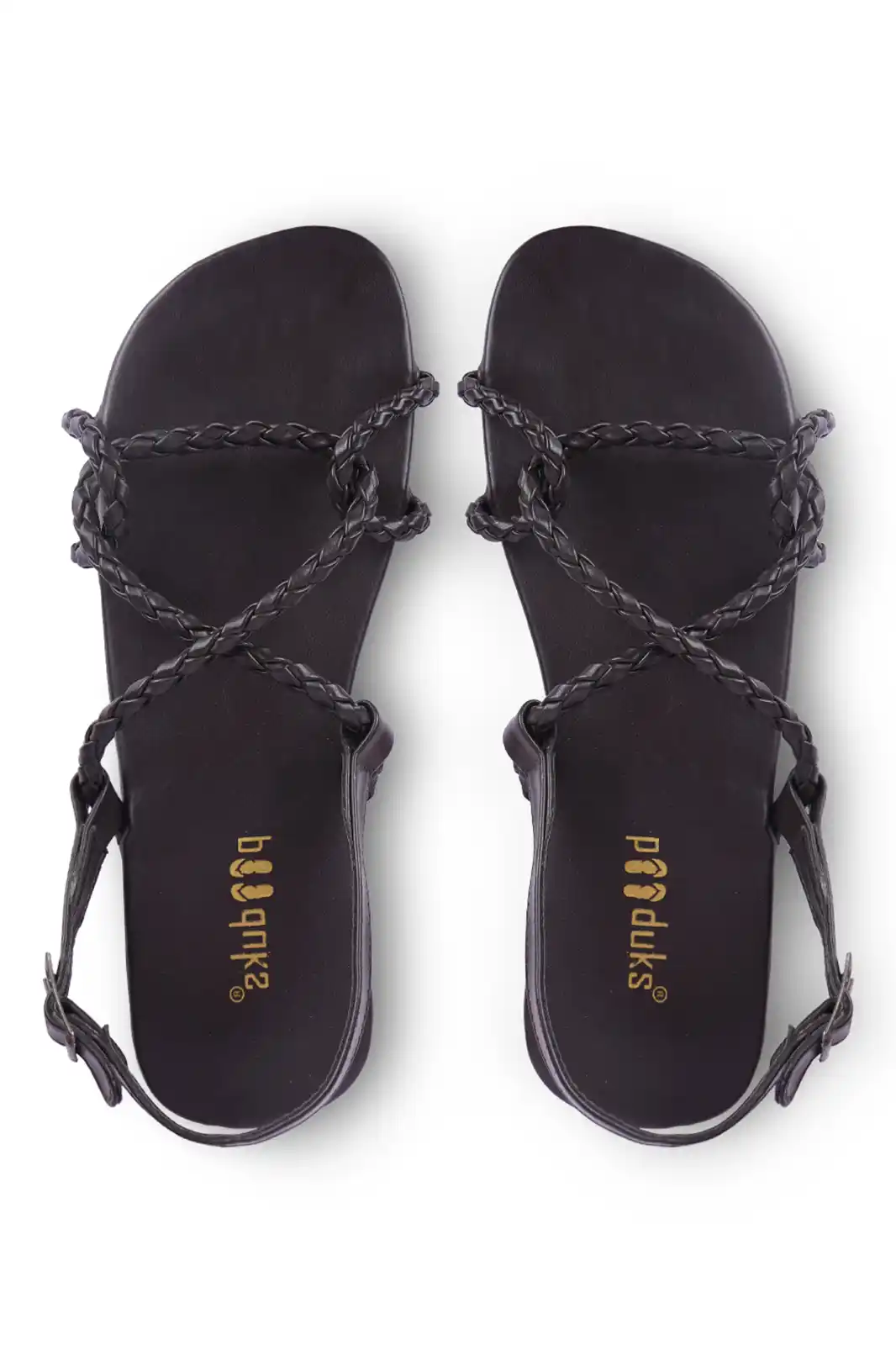 Buy Peach Flat Sandals for Women by ELLE Online | Ajio.com