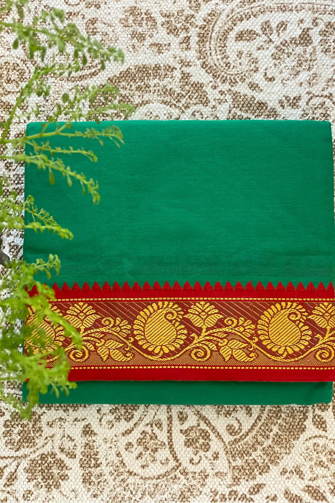 sodoap green cotton dhoti, men cotton dhoti, dhoti indian clothing, cotton dhoti, handwoven dhoti, dhoti wrap, handloom cotton dhoti, sepia stories, men clothing