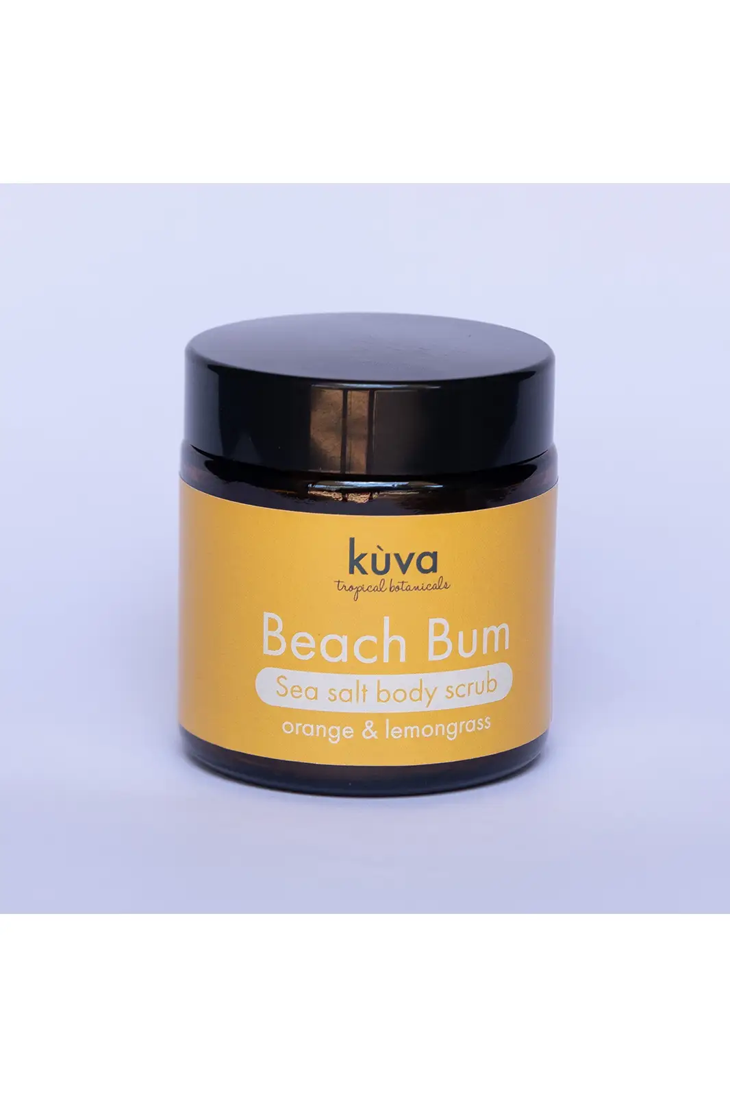 Beach bum orange lemongrass body scrub, body scrub for women, body scrub for men, body scrub exfoliator, orange scrub, body scrub organic, Kùva Botanicals