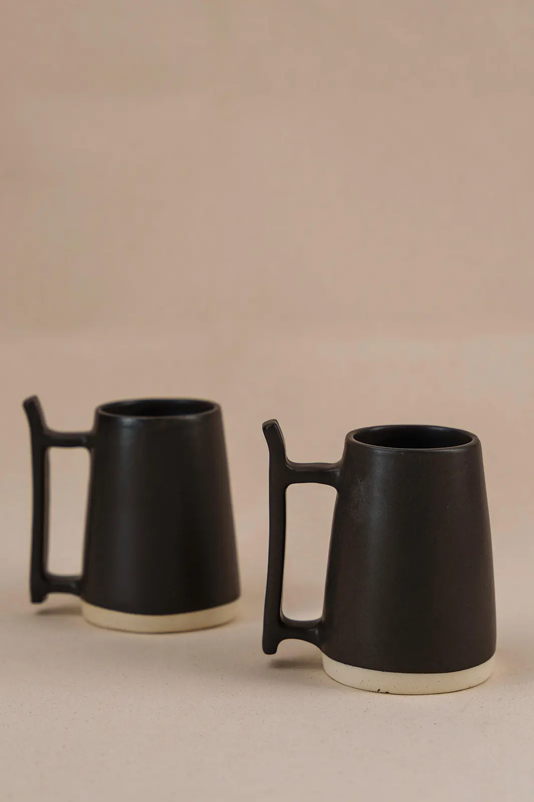 Ceramic beer mug milk pitcher tea coffee mug matte black, beer mugs, ceramic beer mugs, handmade pitcher, milk pitcher, ceramic milk pitcher, coffee mug, TOH, Sepia Stories