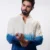 Britto Organic Cotton Ombre Dye Shirt Aqua, cotton shirt for men, long sleeve cotton shirt for men, ombre dye shirt, chinese collar shirt for men, tie dye shirt men, shirt for men, short shirt for men, casual shirt for men, stylish shirt for men, cotton shirt for men, Sepia Stories