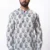 Kyrih cotton print kurta grey, grey kurta for men, cotton kurta, pure cotton kurta, printed short kurta for men, cotton short kurta for men, full sleeve short kurta, short kurta designs for men, mens cotton short kurta, linen short kurta for men, short kurta online, stylish mens short kurta designs, Sepia stories