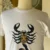 Joa Zod Scor White, t shirt for man, t shirt for men, t shirt with design, white t shirt, scorpio design, white t shirt male, zodiac sign tshirt