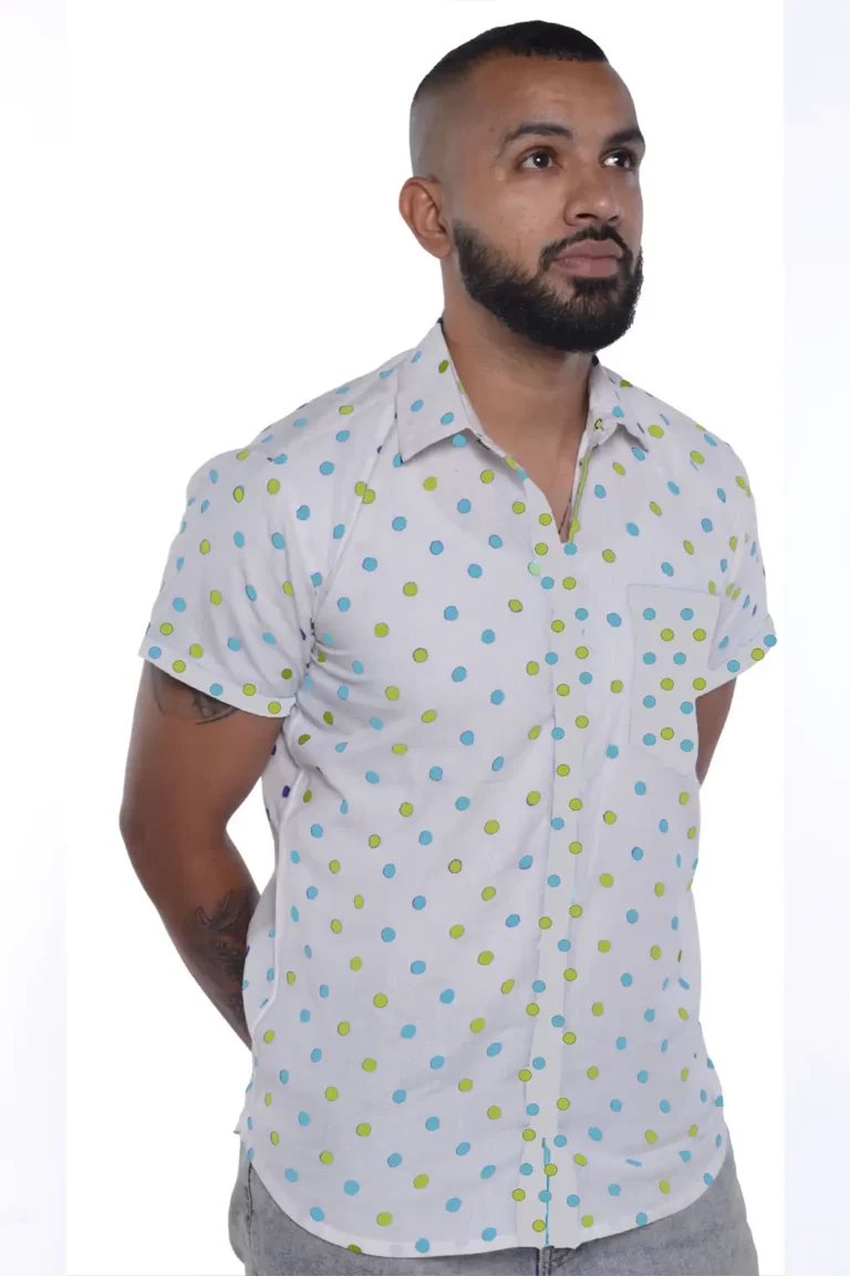 mens polka dot print shirt, print shirt for men, print shirt design, white print shirt, shirt for man, printed shirt man, white shirt for men, clothing for men
