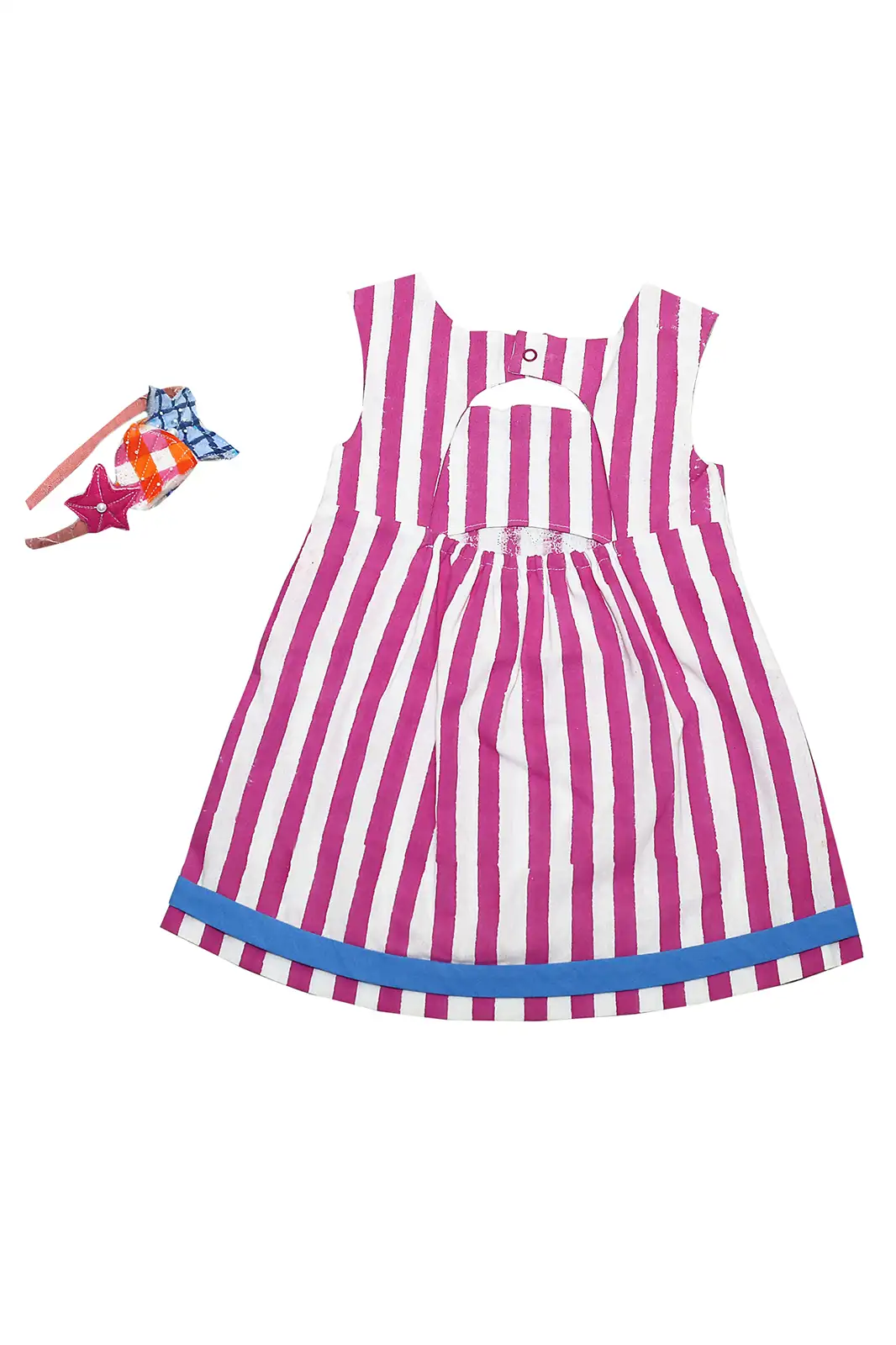 pinky fish patch work dress for girl, princess dresses for girls, christmas dresses for girls, party wear dress, color block dress, princess pink dress