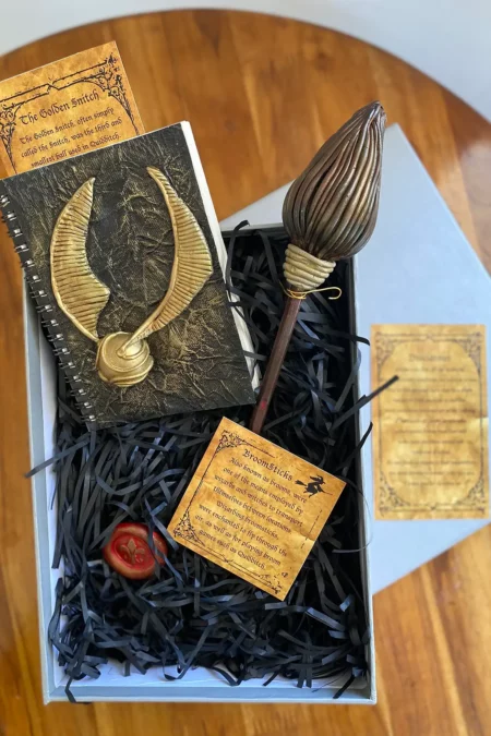 joa the golden snitch, harry potter diary, harry potter gifts, harry potter gifts for adults, harry potter gifts for men, harry potter gift set, hand crafted gift, unique handcrafted gift, gift for men, gift to a boyfriend, the best gift for friends