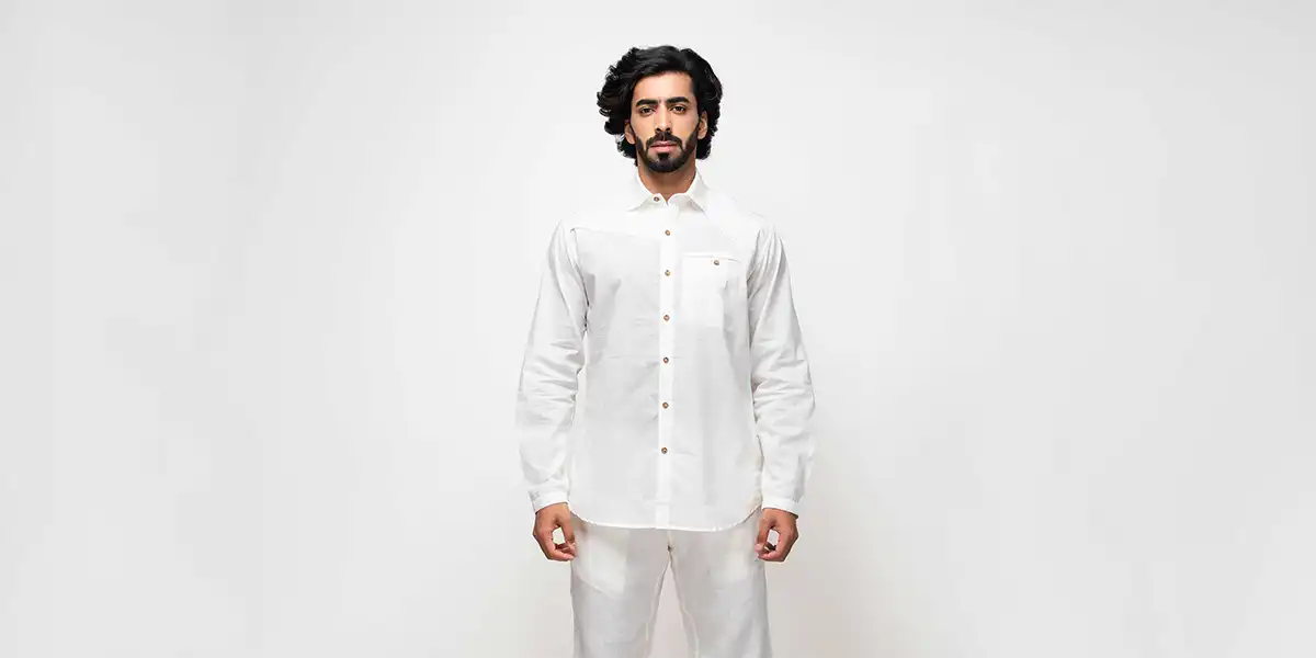 men sustainable clothing, men cotton clothing, sustainable clothing brand, trendy sustainable clothing, men clothing, sustainable clothing brands in india, sustainable clothing materials, sustainable practices, cotton kurta for men, cotton dhoti, indian cotton clothing, most sustainable fabrics, sustainable practices in business, cotton material, Slow fashion in India, organic cotton clothing, types of sustainable fabrics, clothes made from cotton