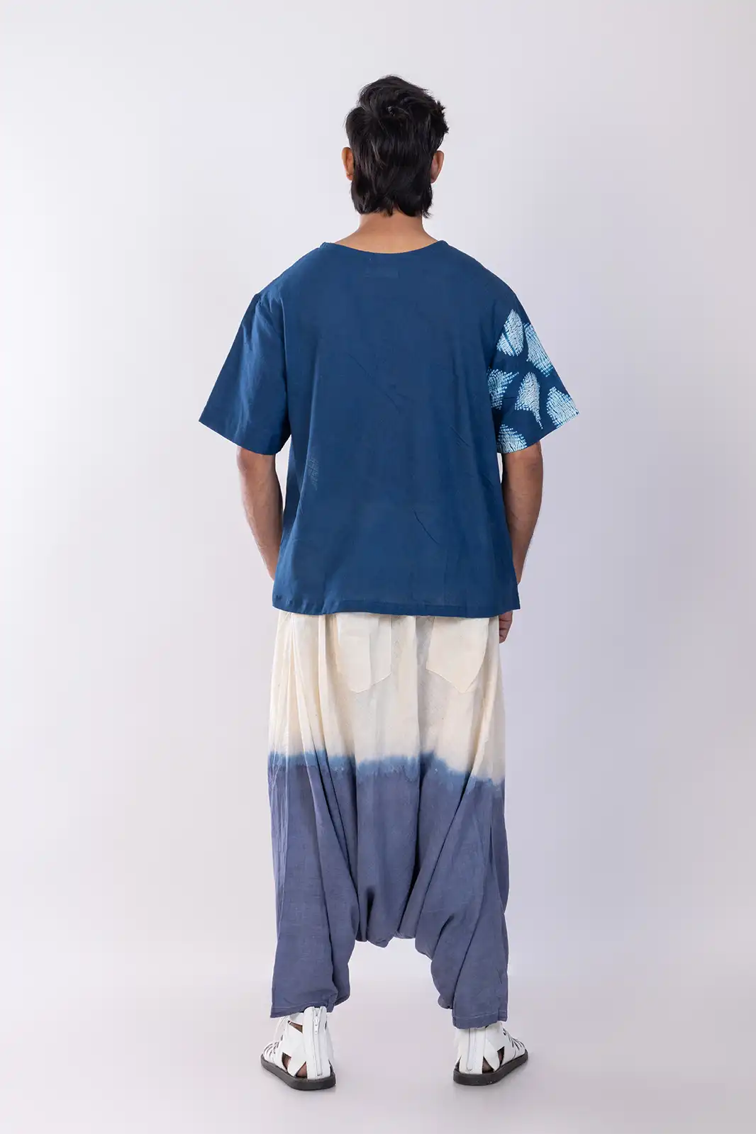 Berk Cotton Tee Indigo, Eco-friendly Berk T-shirt, Organic Cotton Tee For Men, Sustainable Natural Dye Cotton Shirt, Berk Casual Wear, Environmentally Conscious Crew Neck