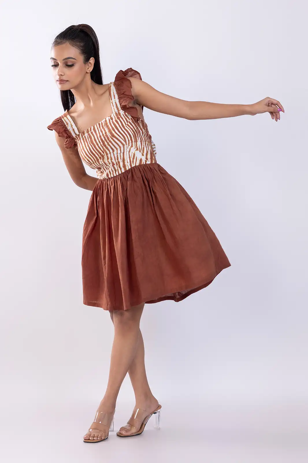 Cindee Cotton Dress, Eco-friendly Cotton Dress, Organic Fabric Women’s Dress, Natural Fiber Casual Dress, Sustainable Everyday Cotton Dress, Ethical Fashion Organic Dress