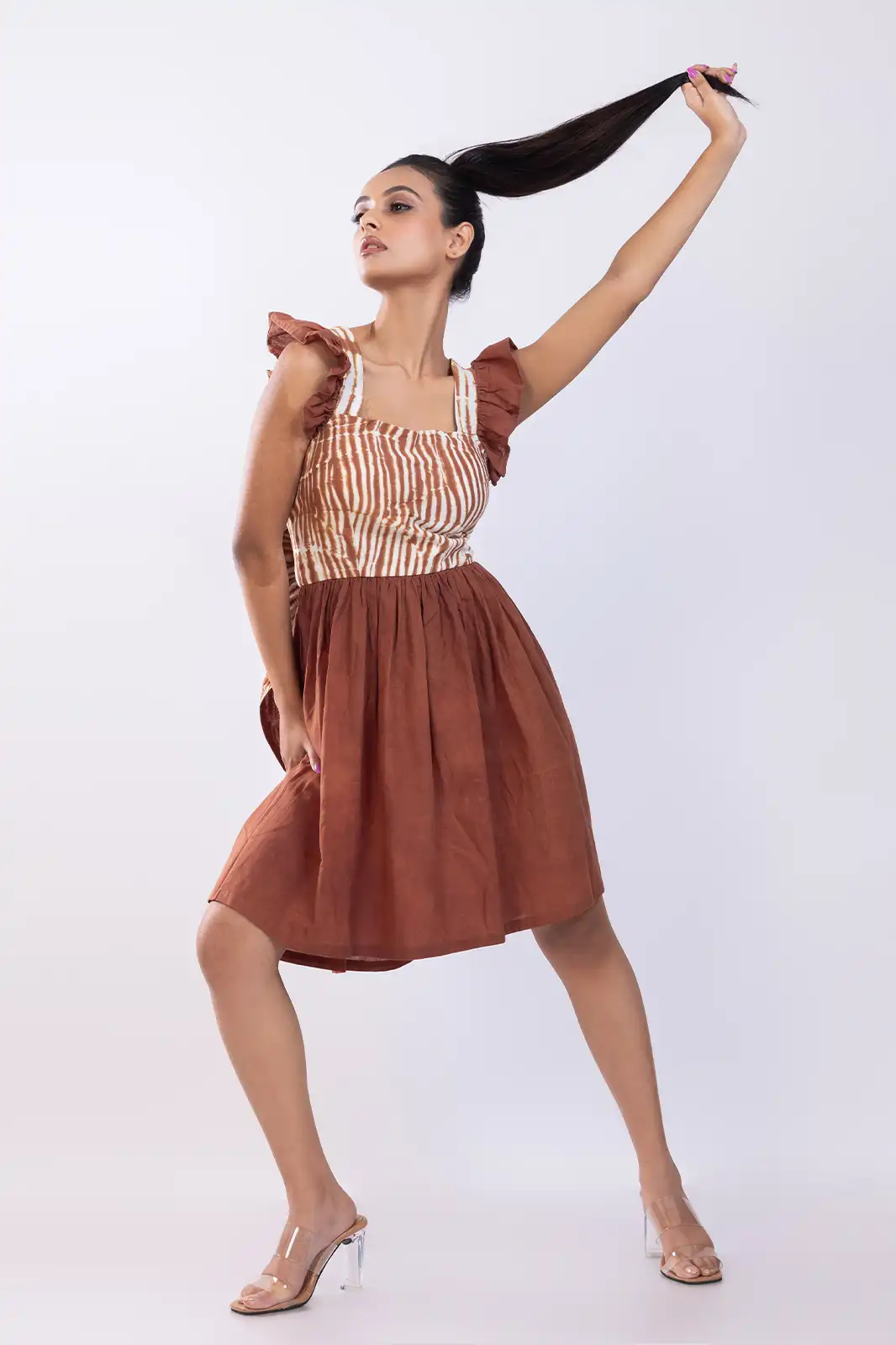 Cindee Cotton Dress, Eco-friendly Cotton Dress, Organic Fabric Women’s Dress, Natural Fiber Casual Dress, Sustainable Everyday Cotton Dress, Ethical Fashion Organic Dress