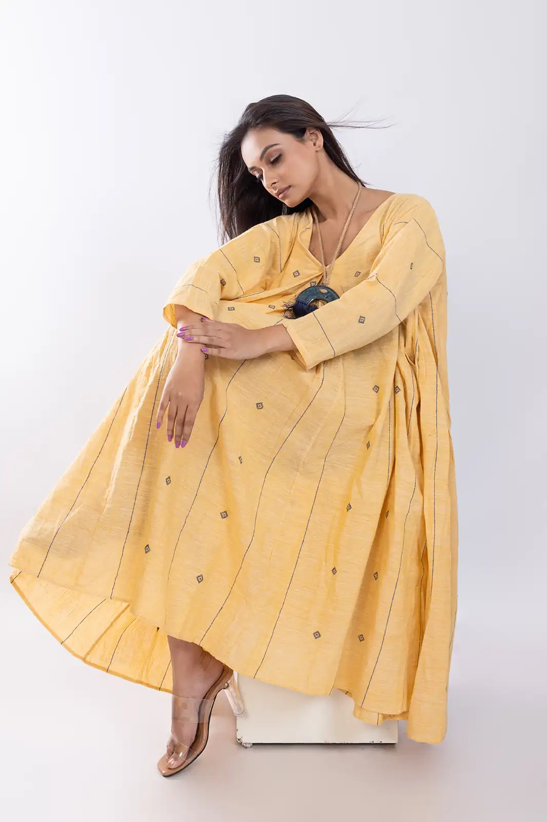 Feena Organic Cotton Dress, Eco-friendly Cotton Dress, Organic Fabric Women’s Dress, Natural Fiber Casual Dress, Sustainable Everyday Cotton Dress, Ethical Fashion Organic Dress