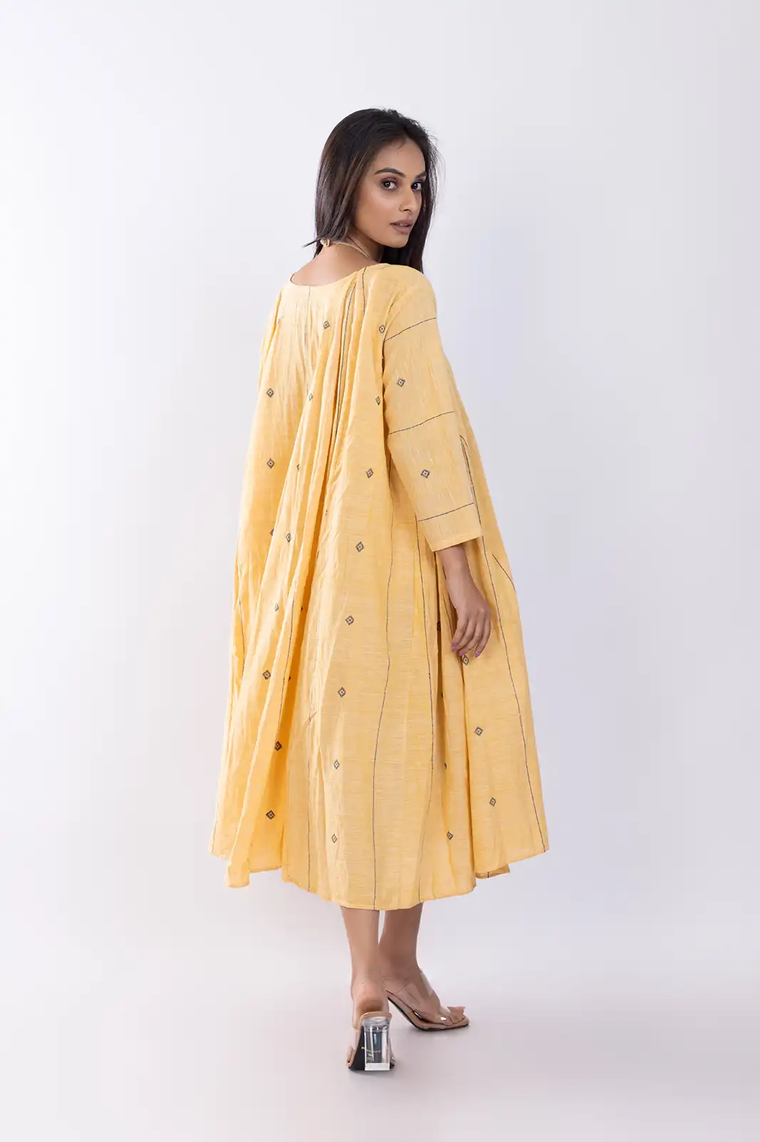 Feena Organic Cotton Dress, Eco-friendly Cotton Dress, Organic Fabric Women’s Dress, Natural Fiber Casual Dress, Sustainable Everyday Cotton Dress, Ethical Fashion Organic Dress