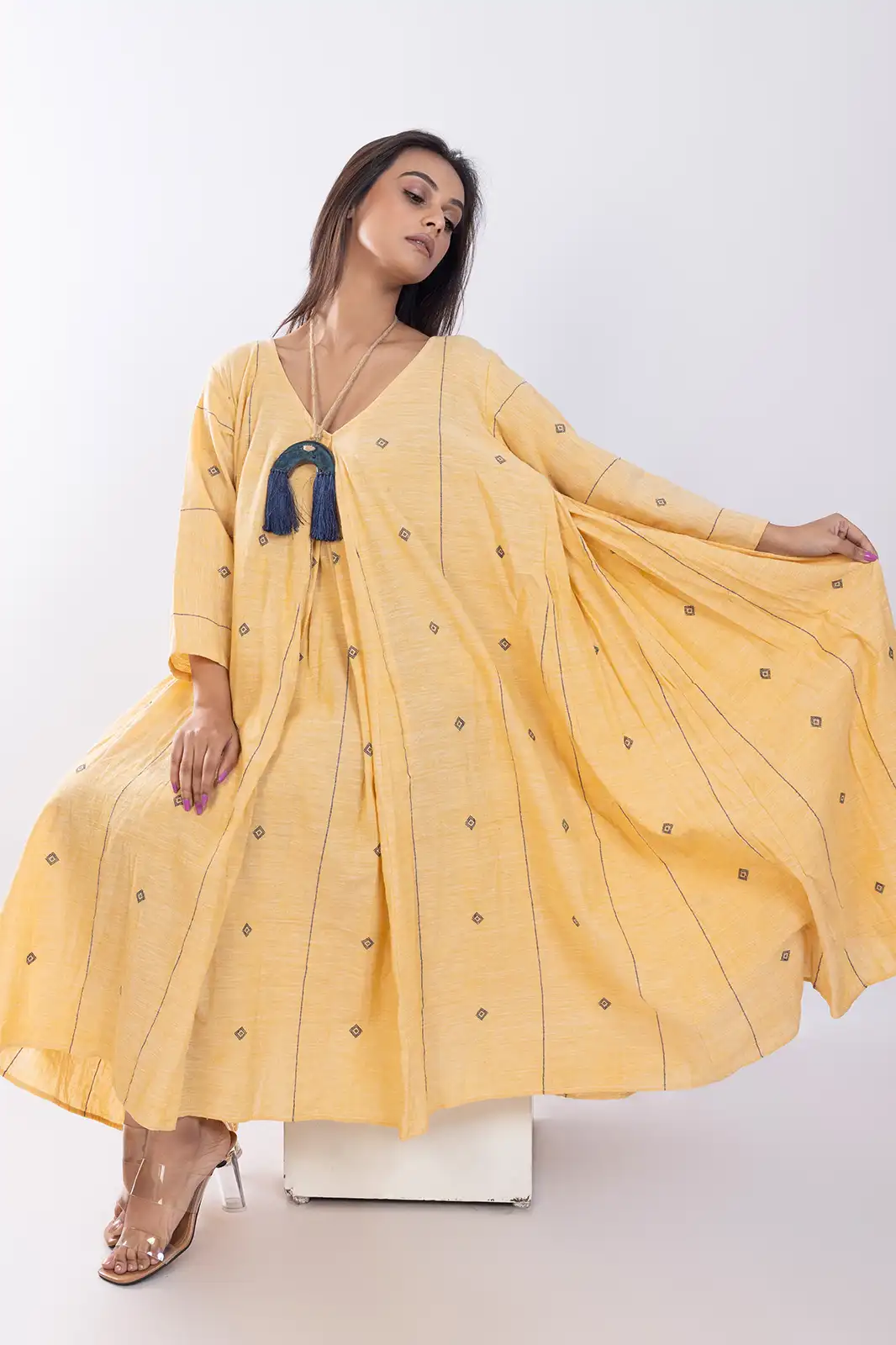 Feena Organic Cotton Dress, Eco-friendly Cotton Dress, Organic Fabric Women’s Dress, Natural Fiber Casual Dress, Sustainable Everyday Cotton Dress, Ethical Fashion Organic Dress