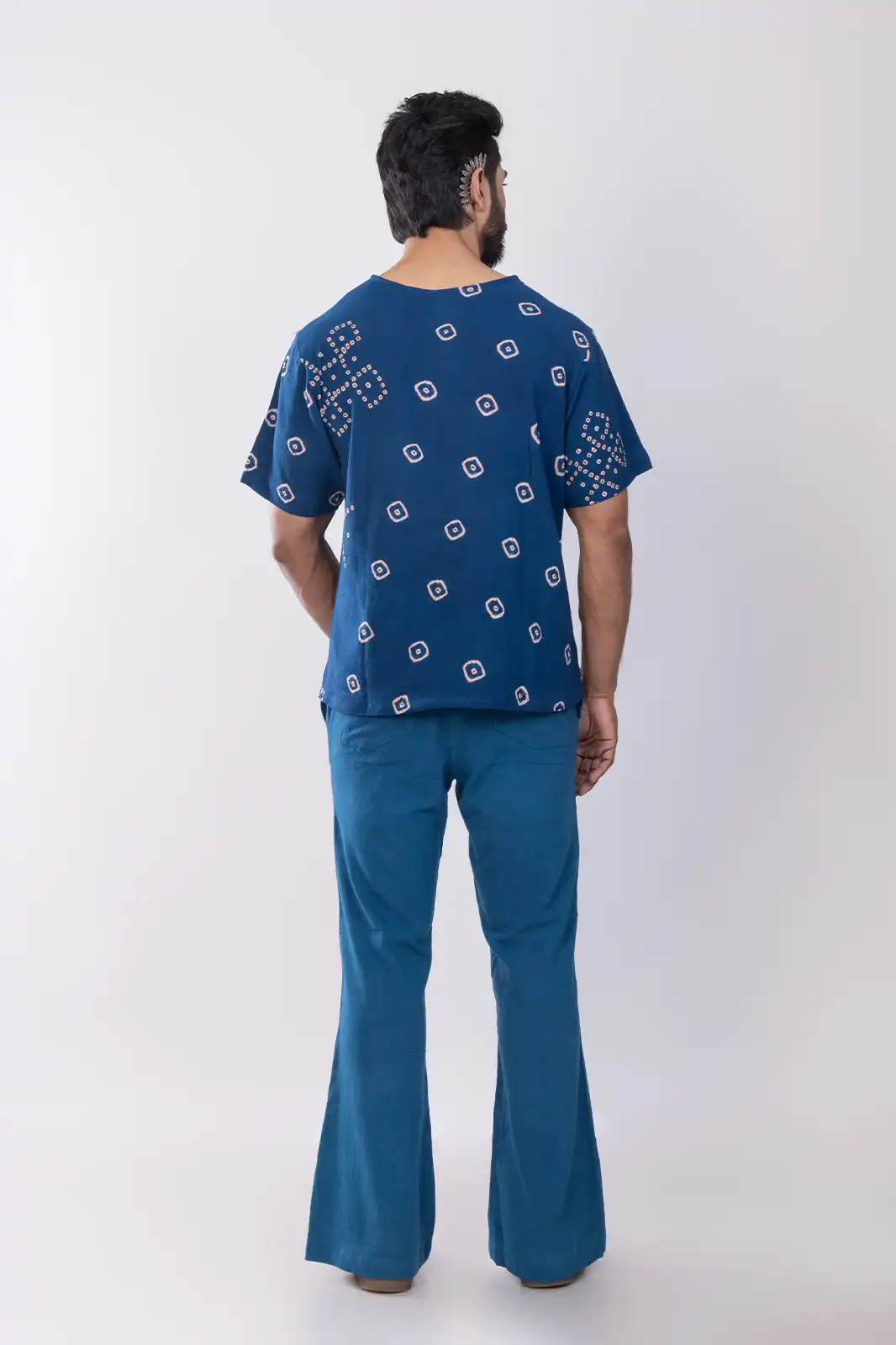 Glum Organic Cotton Pants Indigo, Cotton Pants For Men, Casual Cotton Pants For Men, Sustainable Pants, Cotton Summer Pants Men, Pure Cotton Trousers