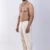 Medeiros Organic Cotton Dhoti Pants Natural, Eco-friendly Cotton Dhoti, Organic Fabric Traditional Dhoti, Natural Fiber Men’s Dhoti, Sustainable Ethnic Wear Cotton Dhotia