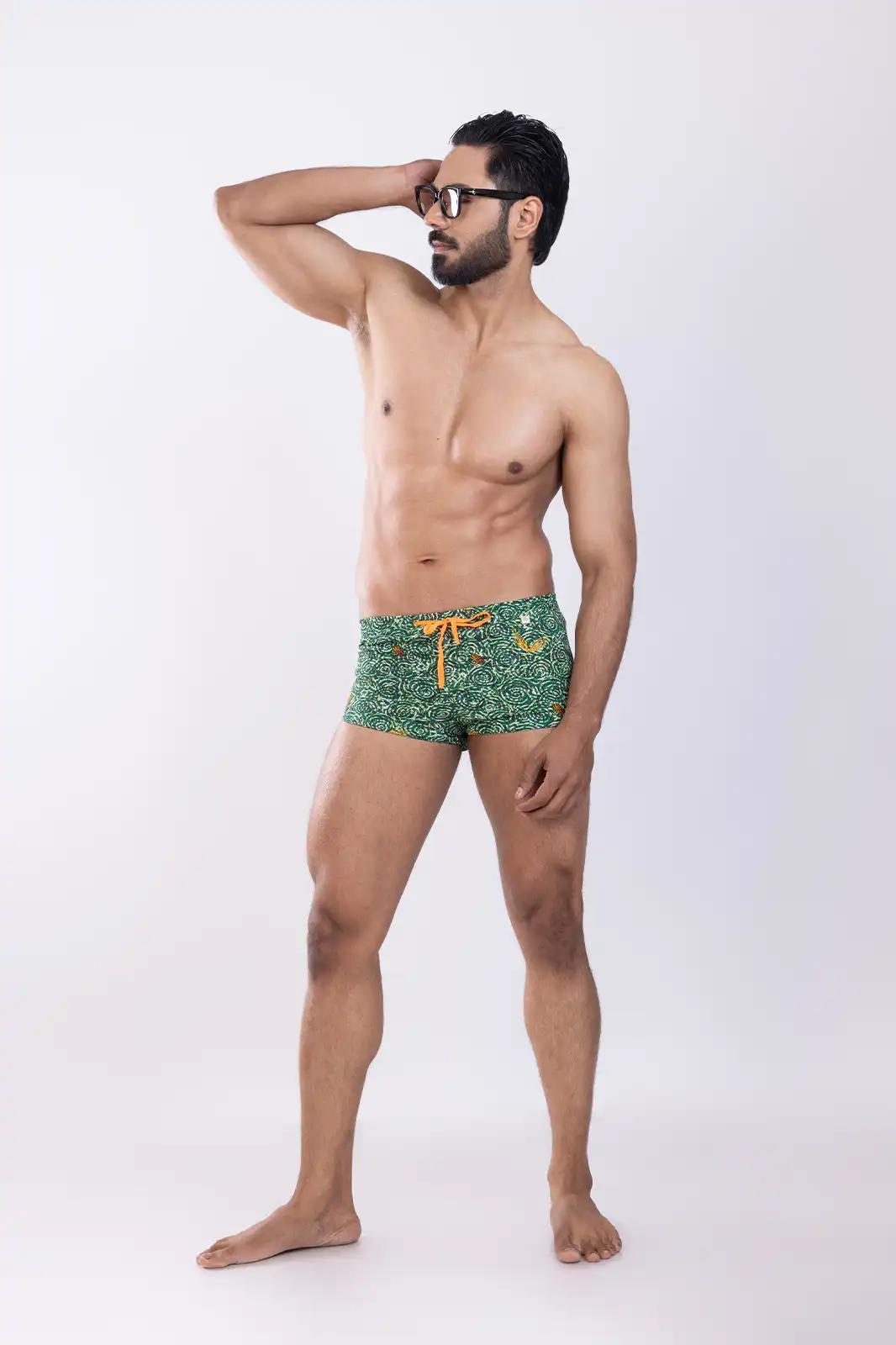 Mow Swim Shorts Green, Swim Shorts For Men, Swimming Trunks For Men, Beach Shorts Men, Swim Briefs Men, Men’s Sustainable Swimwear, Sustainable Swim Trunks