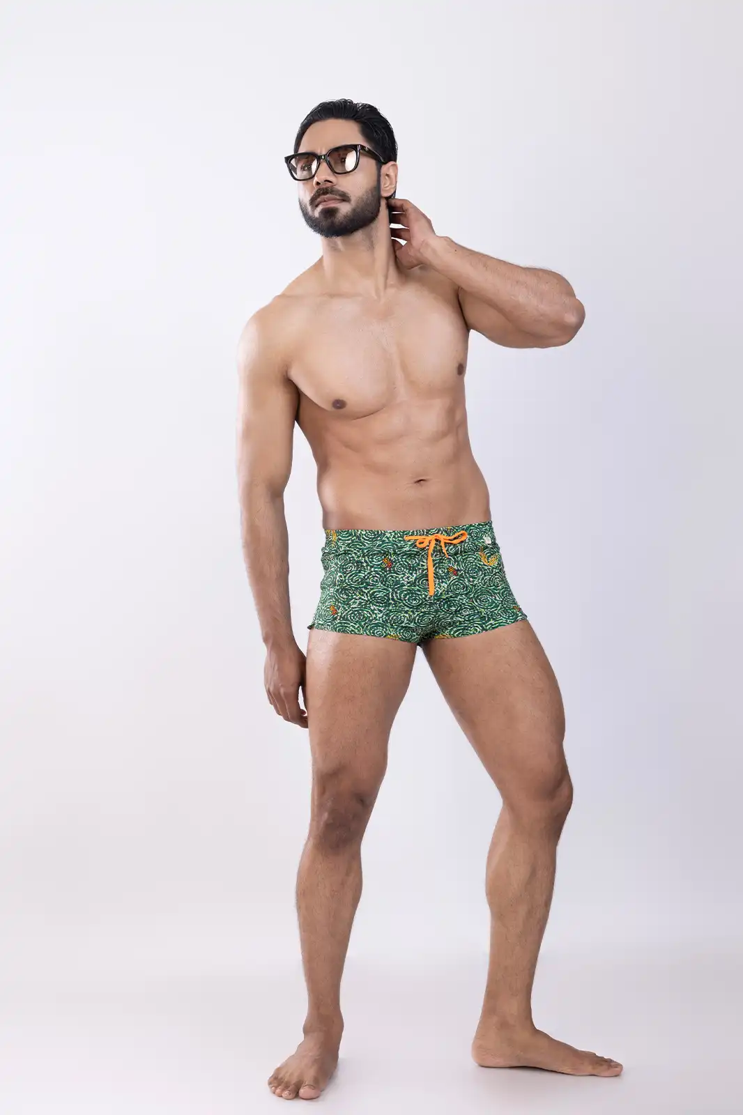 Mow Swim Shorts Green, Swim Shorts For Men, Swimming Trunks For Men, Beach Shorts Men, Swim Briefs Men, Men’s Sustainable Swimwear, Sustainable Swim Trunks