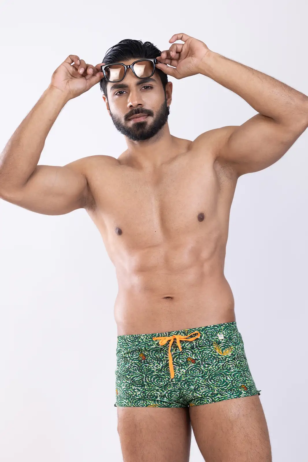 Mow Swim Shorts Green, Swim Shorts For Men, Swimming Trunks For Men, Beach Shorts Men, Swim Briefs Men, Men’s Sustainable Swimwear, Sustainable Swim Trunks