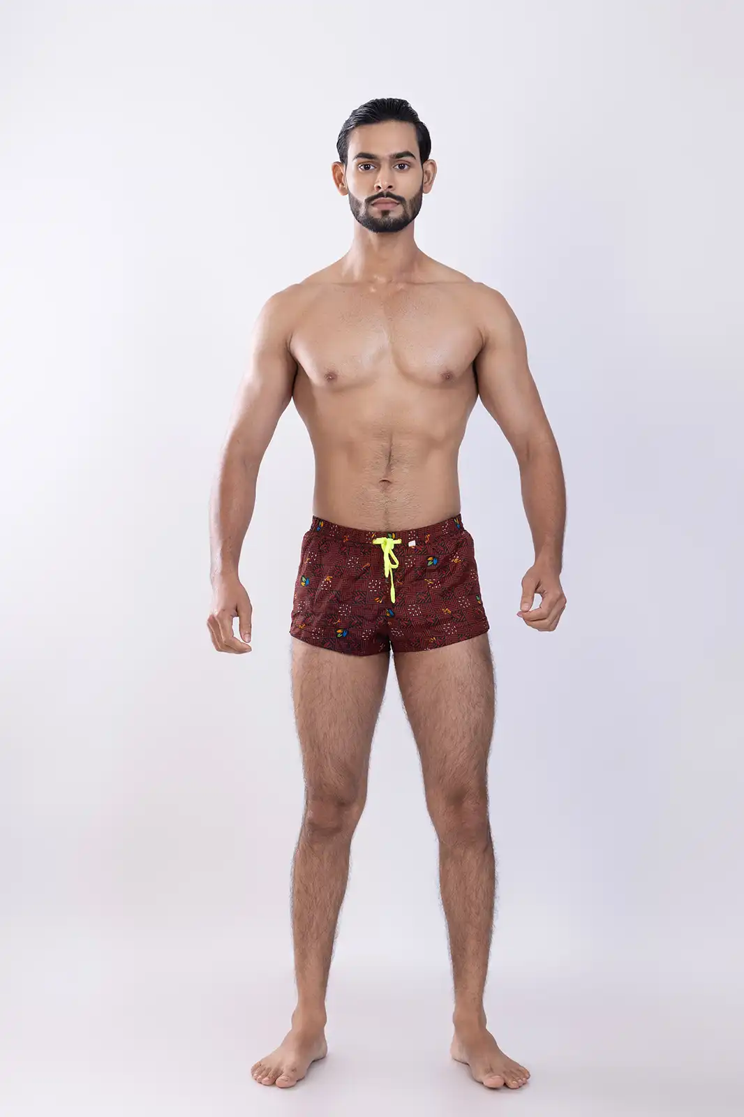 Mow Swim Shorts Red, Swim Shorts For Men, Swimming Trunks For Men, Beach Shorts Men, Swim Briefs Men, Men’s Sustainable Swimwear, Sustainable Swim Trunks