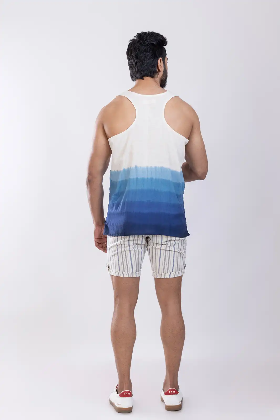 Vedant Organic Cotton Tee Indigo, Eco-friendly Cotton T-shirt, Organic Fabric Casual Tee, Natural Fiber Everyday T-shirt, Sustainable Minimalist Clothing, Environmentally Friendly Cotton Top