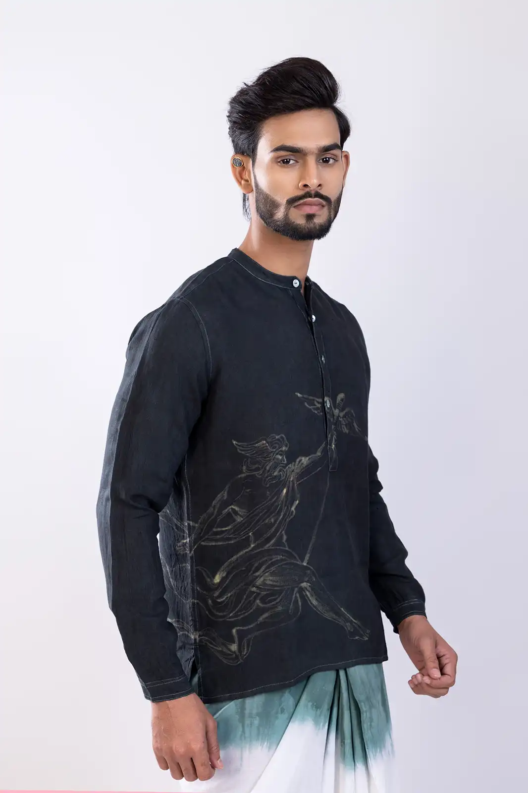 Zeu Organic Cotton Kurta, Cotton Kurta For Man, Kurta Men’s Wear, Kurta Clothing For Men, Men Kurta Stylish, Print Kurta For Men, Fashionable Kurta For Men