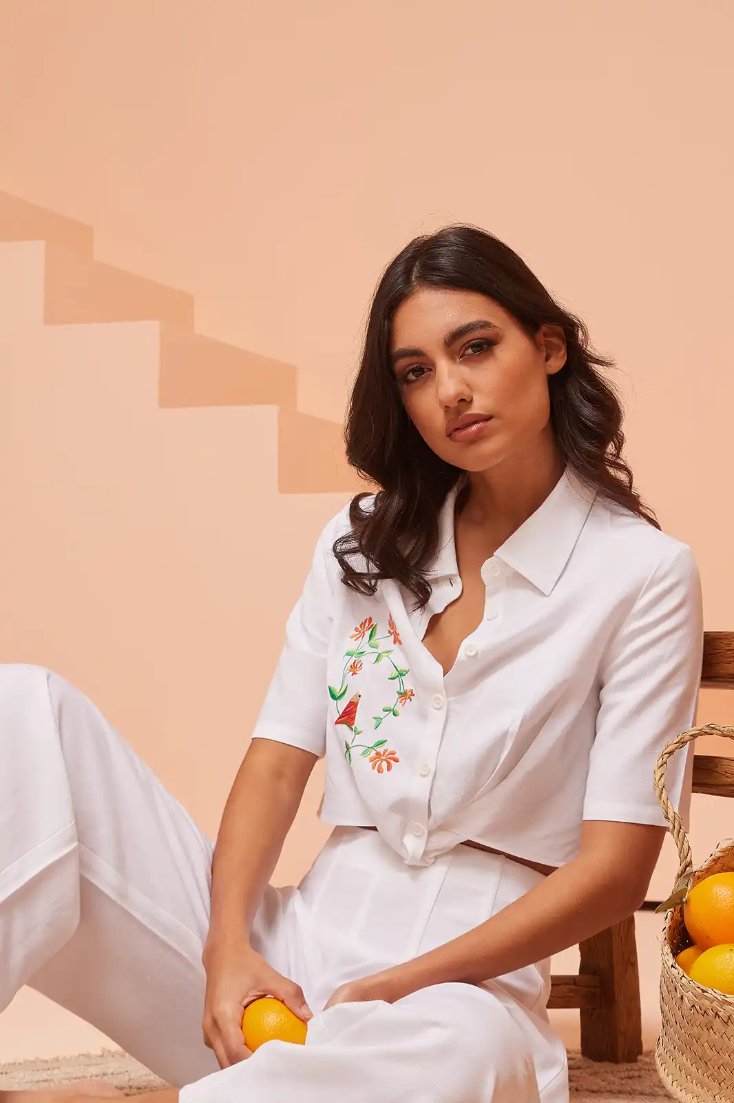 Bridget Organic White Linen Crop Top, Linen Crop Top Short Sleeve, Linen Crop Top Sewing Pattern, Linen Crop Top White, Trending Crop Top