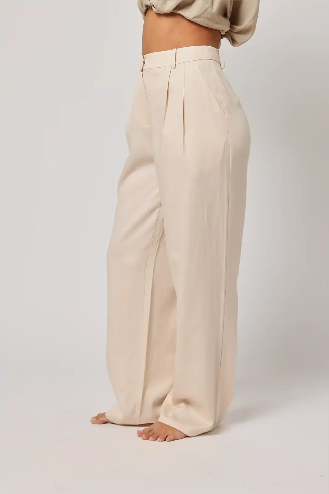 Women Clothing, Sepia Stories, Clothes For Women, Sustainable Cotton Clothing, Organic Women Clothing, Eco Friendly Clothing, Slow Fashion Brand, Slow Fashion Clothing, Ashita Fernandes, Sustainable Luxury Clothing Brands, Dhara Relaxed Trousers, High Waist Trousers For Women, Linen Trousers For Women, Wide Leg Formal Trousers, Pleated Trousers Women, Relaxed Fit Trousers