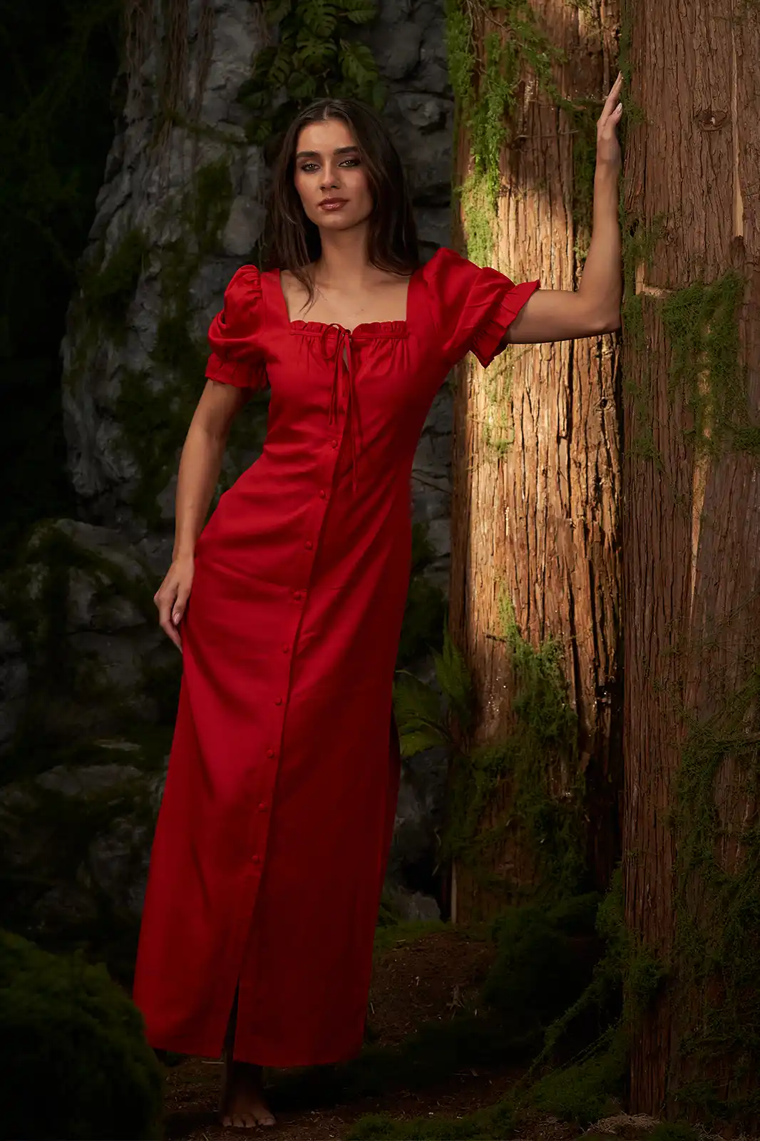 Women Clothing, Sepia Stories, Clothes For Women, Sustainable Cotton Clothing, Organic Women Clothing, Eco Friendly Clothing, Slow Fashion Brand, Slow Fashion Clothing, Ashita Fernandes, Sustainable Luxury Clothing Brands, Dilruba Linen Blend Dress, Long Dress For Women, Red Long Dress For Women, Fashionable Linen Clothing, Sustainable Dresses, One Piece Dress For Women, Long Tunic Dress