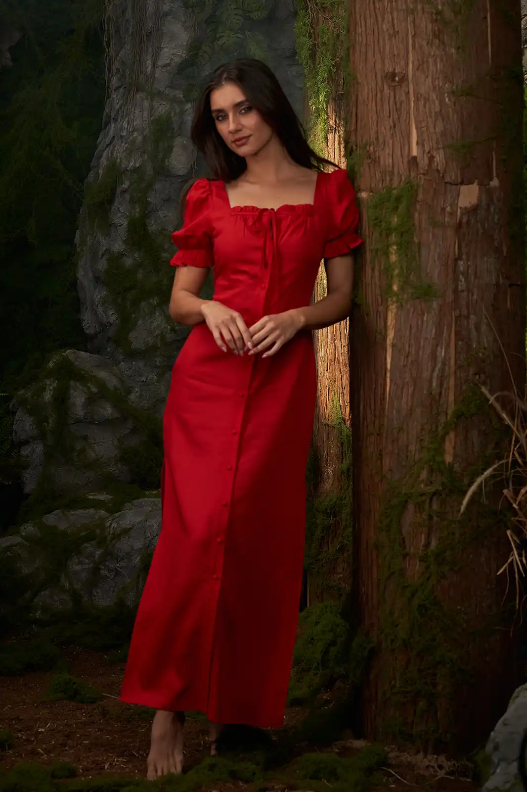 Women Clothing, Sepia Stories, Clothes For Women, Sustainable Cotton Clothing, Organic Women Clothing, Eco Friendly Clothing, Slow Fashion Brand, Slow Fashion Clothing, Ashita Fernandes, Sustainable Luxury Clothing Brands, Dilruba Linen Blend Dress, Long Dress For Women, Red Long Dress For Women, Fashionable Linen Clothing, Sustainable Dresses, One Piece Dress For Women, Long Tunic Dress