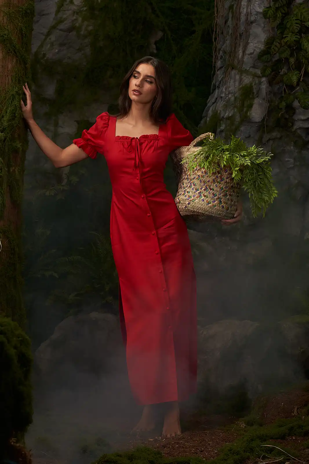 Women Clothing, Sepia Stories, Clothes For Women, Sustainable Cotton Clothing, Organic Women Clothing, Eco Friendly Clothing, Slow Fashion Brand, Slow Fashion Clothing, Ashita Fernandes, Sustainable Luxury Clothing Brands, Dilruba Linen Blend Dress, Long Dress For Women, Red Long Dress For Women, Fashionable Linen Clothing, Sustainable Dresses, One Piece Dress For Women, Long Tunic Dress