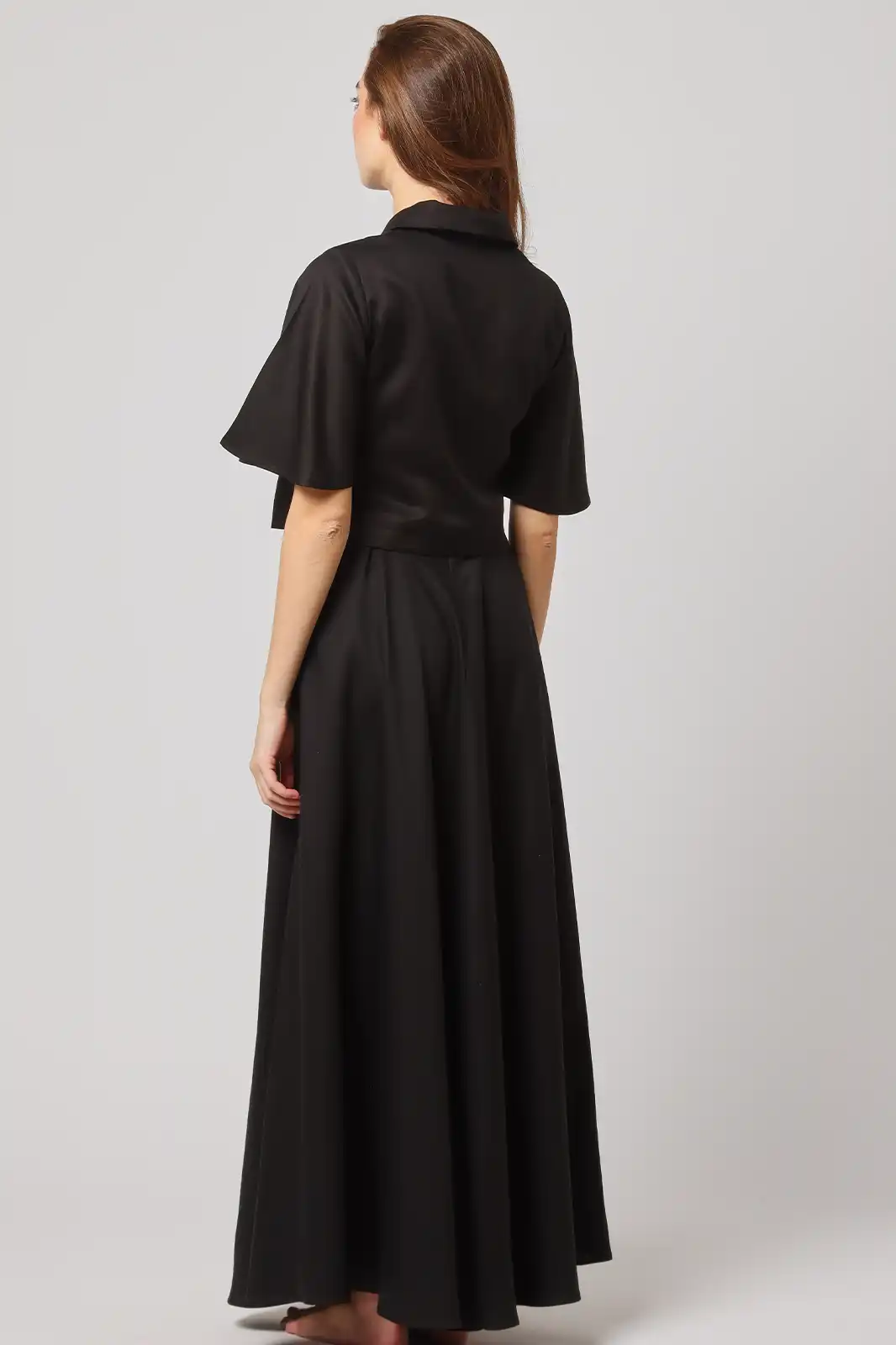 Kahaani Black Top With Collar, Button Up Tops, Button Up Tops For Women, Linen Clothing For Women, Half Sleeve Tops For Women, Women Clothing, Sepia Stories, Clothes For Women, Sustainable Cotton Clothing, Organic Women Clothing, Eco Friendly Clothing, Slow Fashion Brand, Slow Fashion Clothing, Ashita Fernandes, Sustainable Luxury Clothing Brands