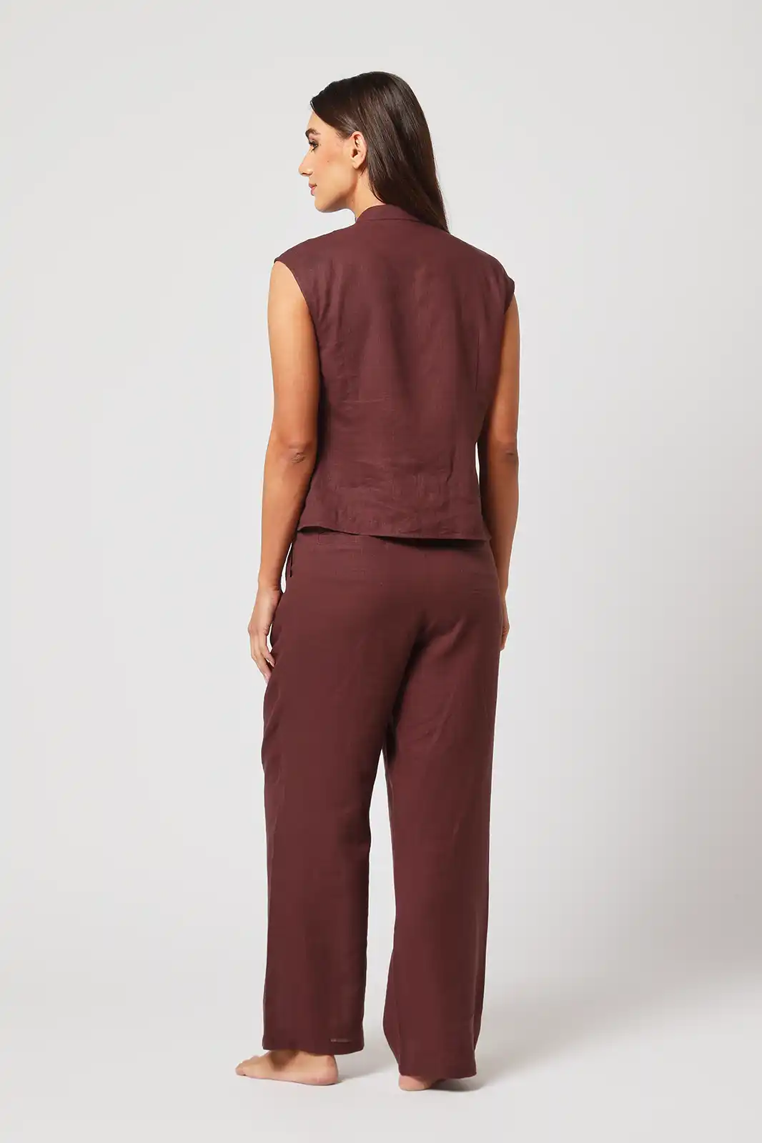 Women Clothing, Sepia Stories, Clothes For Women, Sustainable Cotton Clothing, Organic Women Clothing, Eco Friendly Clothing, Slow Fashion Brand, Slow Fashion Clothing, Ashita Fernandes, Sustainable Luxury Clothing Brands, Kudrat Relaxed Fit Cotton Pants, Pleated High Waist Trousers, Linen Trousers For Women, Bottom Wear For Women, Formal Cotton Pants For Women