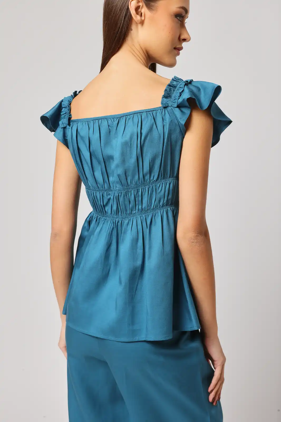 Nad Ki Kahaani Half Sleeve Corset Top, Corset Top For Women, Linen Top For Women, Sleeveless Women Tops, Stylish Women Tops, Women Clothing, Sepia Stories, Clothes For Women, Sustainable Cotton Clothing, Organic Women Clothing, Eco Friendly Clothing, Slow Fashion Brand, Slow Fashion Clothing, Ashita Fernandes, Sustainable Luxury Clothing Brands, Sustainable Clothing