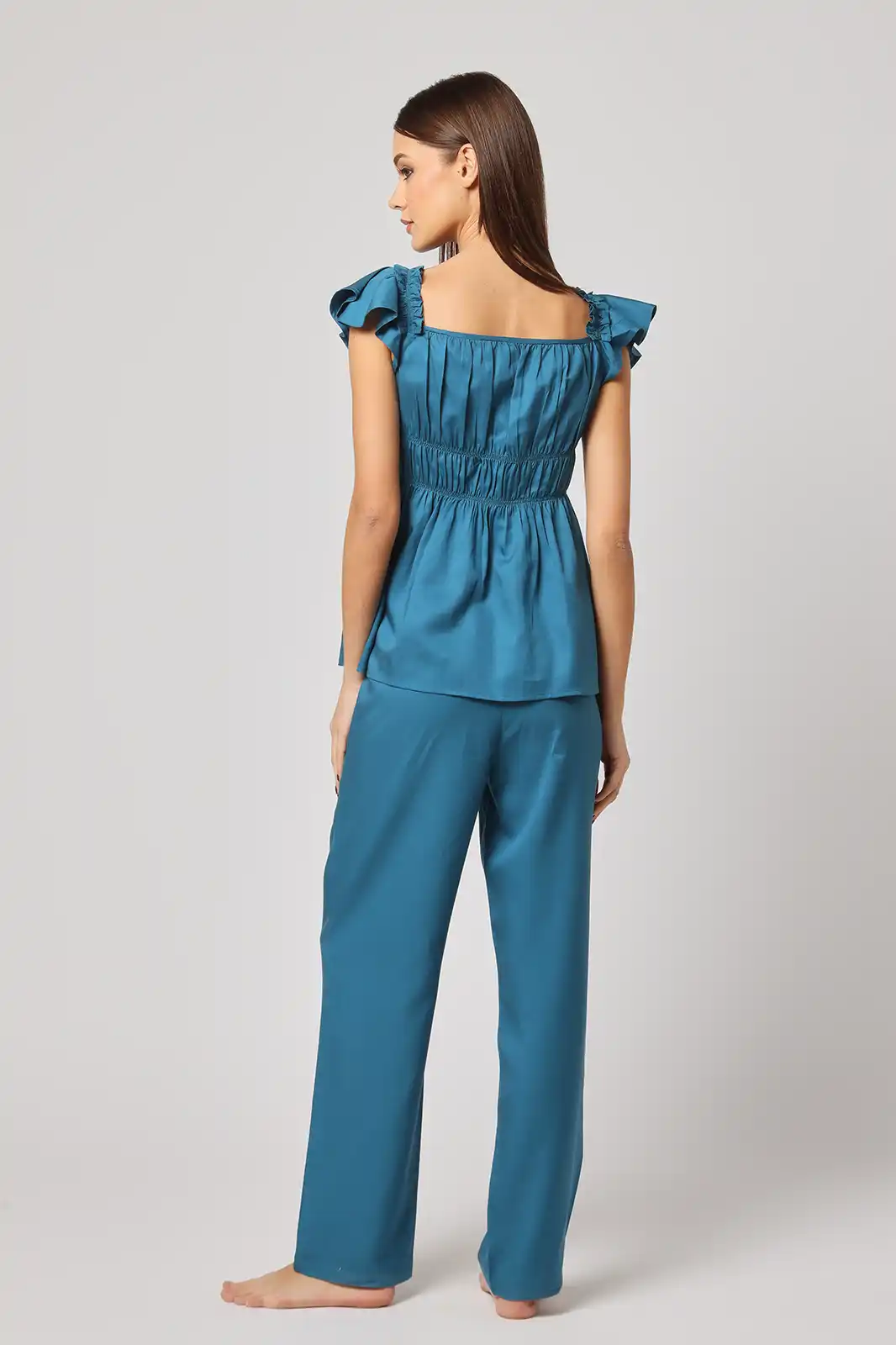 Women Clothing, Sepia Stories, Clothes For Women, Sustainable Cotton Clothing, Organic Women Clothing, Eco Friendly Clothing, Slow Fashion Brand, Slow Fashion Clothing, Ashita Fernandes, Sustainable Luxury Clothing Brands, Nad Ki Kahaani Straight Leg Pants, Linen Pants For Ladies, Linen Pants For Ladies, Linen Blend Pants For Women, Trousers For Womens