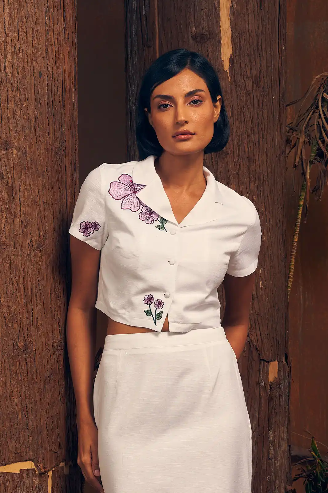 Nora Organic White Linen Crop Top, Linen Crop Top Short Sleeve, Linen Crop Top Sewing Pattern, Linen Crop Top White, Trending Crop Top