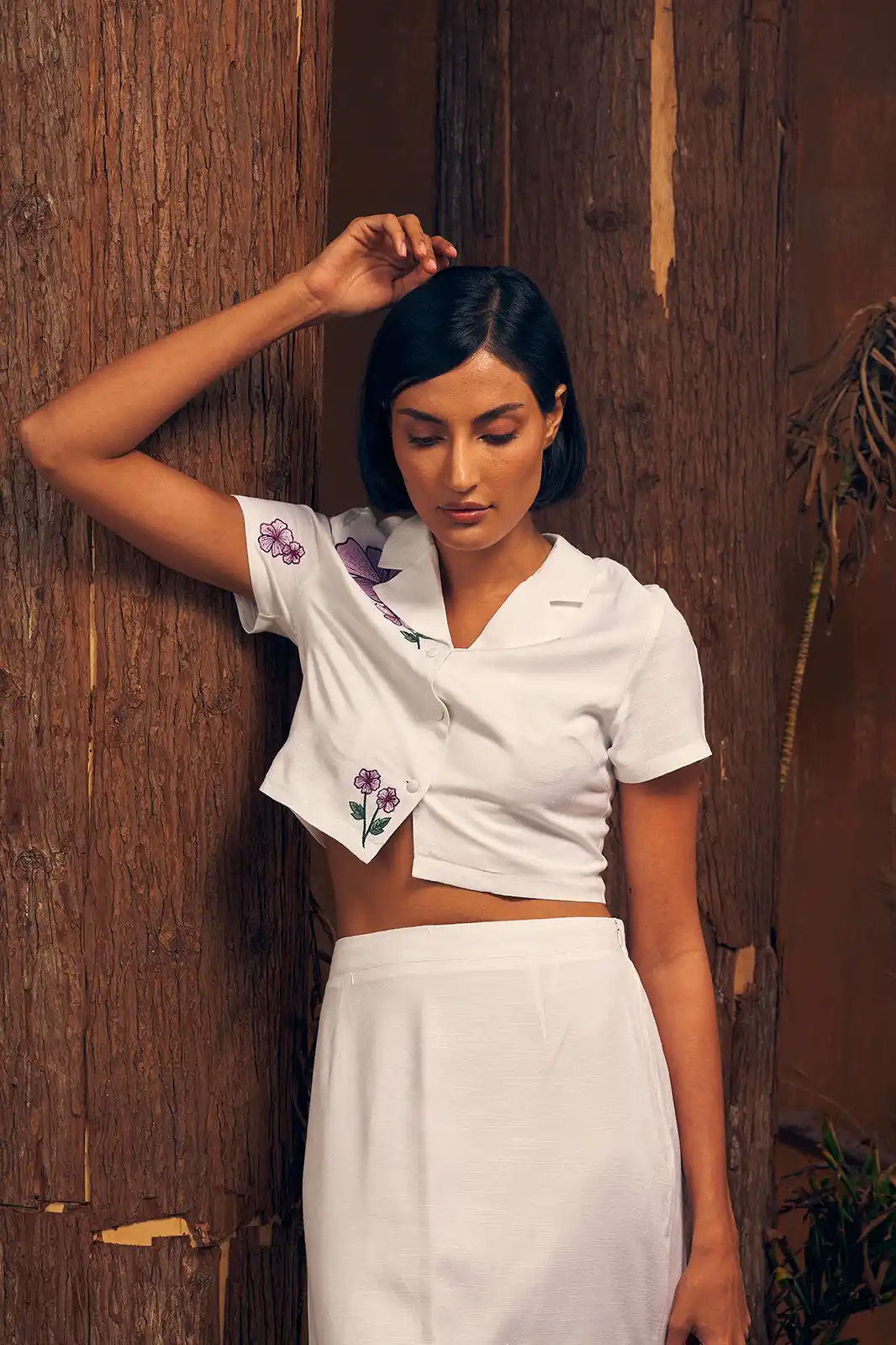 Nora Organic White Linen Crop Top, Linen Crop Top Short Sleeve, Linen Crop Top Sewing Pattern, Linen Crop Top White, Trending Crop Top
