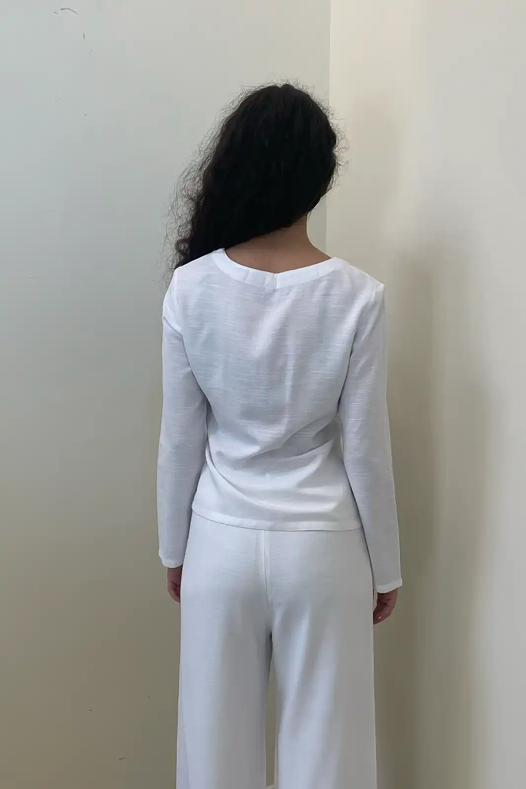 Olive Organic White Linen Shirt Top, Shirt Top For Women, Women’s Fashionable Tops, Latest Top For Women, White Linen Shirt, Organic Shirt Women