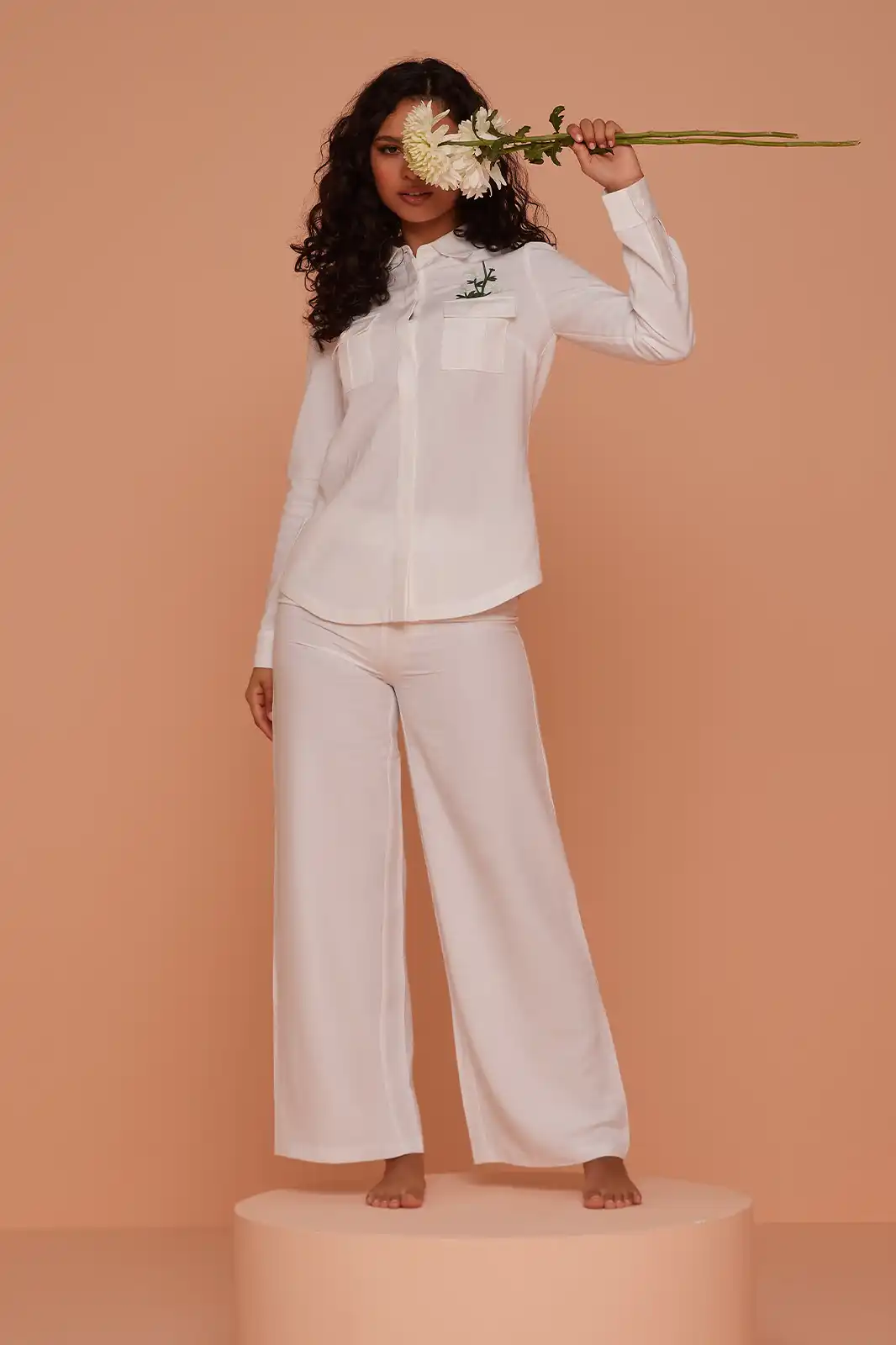 Snowdrop Handmade White Linen Pants, Linen Pants For Women, Organic Linen Pants, Sustainable Pants, Slow Fashion Linen Pants, Casual linen wear