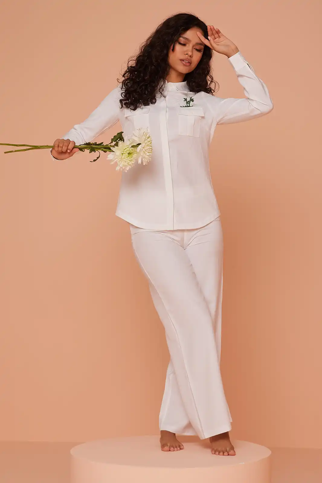 Snowdrop Handmade White Linen Pants, Linen Pants For Women, Organic Linen Pants, Sustainable Pants, Slow Fashion Linen Pants, Casual linen wear