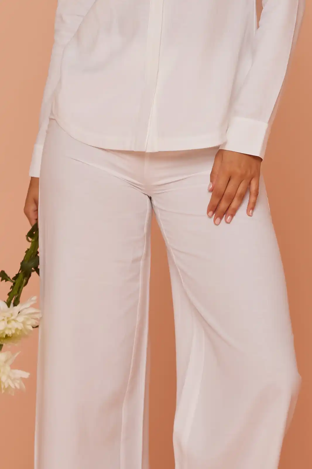 Snowdrop Handmade White Linen Pants, Linen Pants For Women, Organic Linen Pants, Sustainable Pants, Slow Fashion Linen Pants, Casual linen wear