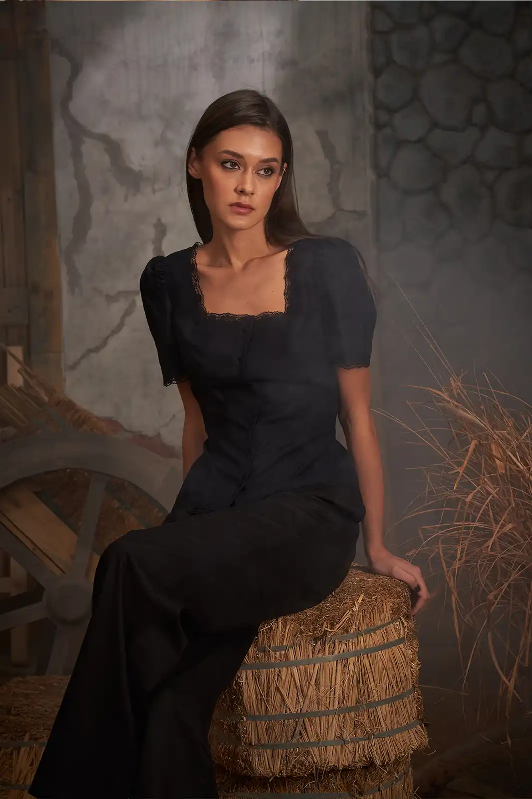 Tara Black Corset Crop Top, Corset Crop Top For Women, Corset Tops With Sleeves, Tops For Women, Corset Crop Top, Fashionable Tops, Women Clothing, Sepia Stories, Clothes For Women, Sustainable Cotton Clothing, Organic Women Clothing, Eco Friendly Clothing, Slow Fashion Brand, Slow Fashion Clothing, Ashita Fernandes, Sustainable Luxury Clothing Brands