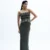 Evynne Military Green Ruffle Gown, Crepe Dress, Ruffle Gown For Women, Women Green Dress, Party Wear Long Dress, Party Wear Bodycon Dress, Sleeveless Long Dress, Sepia Stories