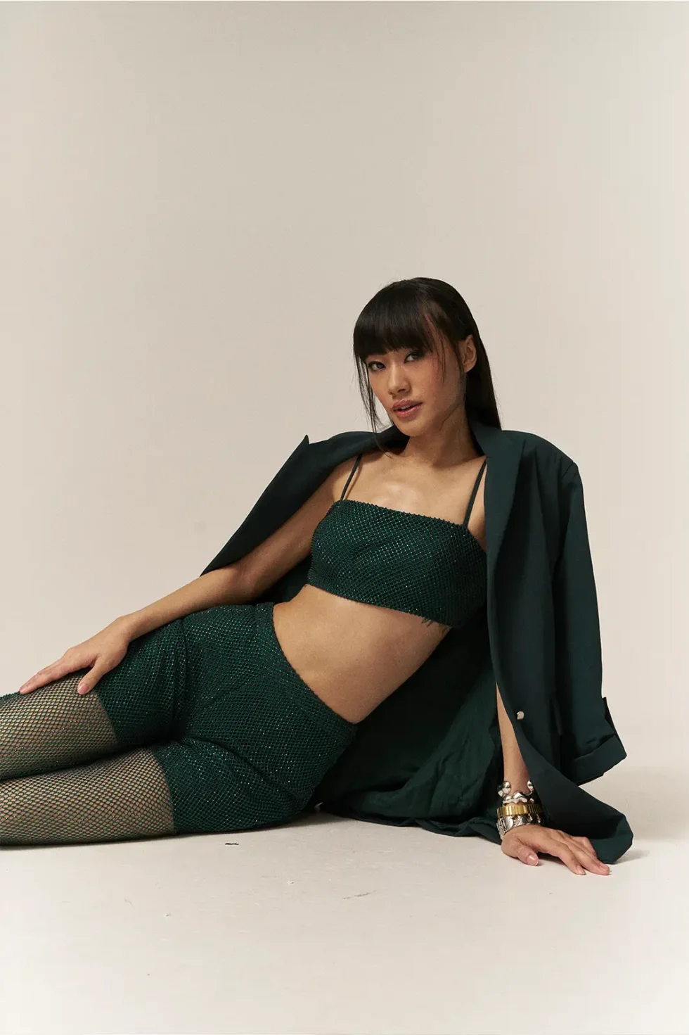 Garima GKD 04 Georgette 3 Piece Set, Georgette 3 Piece Dress, 3 Piece Set For Women, 3 Piece Co Ord Sets, Crop Top And Pants Set, Corset Top And Pants Set, 3 Set Dress For Women, Sepia Stories