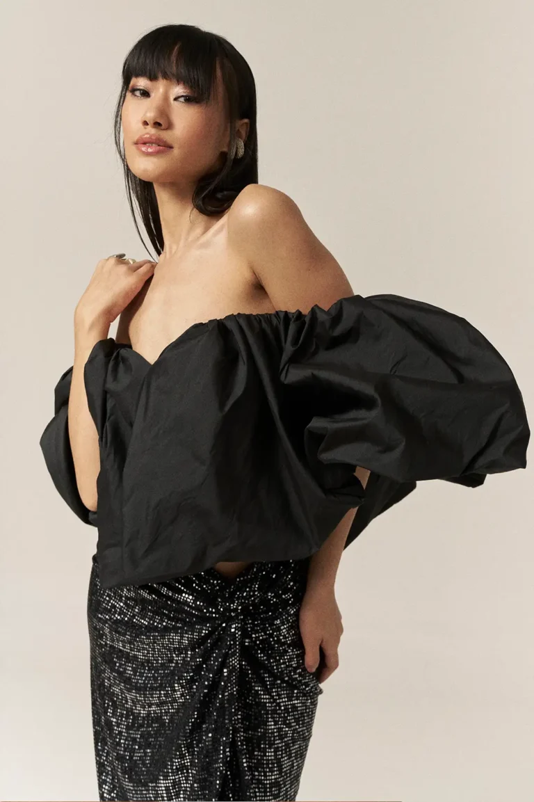 Garima GKD 07 Lycra Sequin Skirt Off Shoulder Top, Sequin Long Skirt, Black Off Shoulder Top, Off Shoulder Tops For Women, Silk Top, Matching Top And Skirt Sets For Women, Black Top And Skirt, Sepia Stories