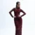 Mirelle Lycra Net Ruched Dress, Party Wear Long Gown For Women, Full Sleeve Long Dress, Front Slit Dress, Net Dress For Women, Long Gown For Women, High Neck Gown For Women, Sepia Stories