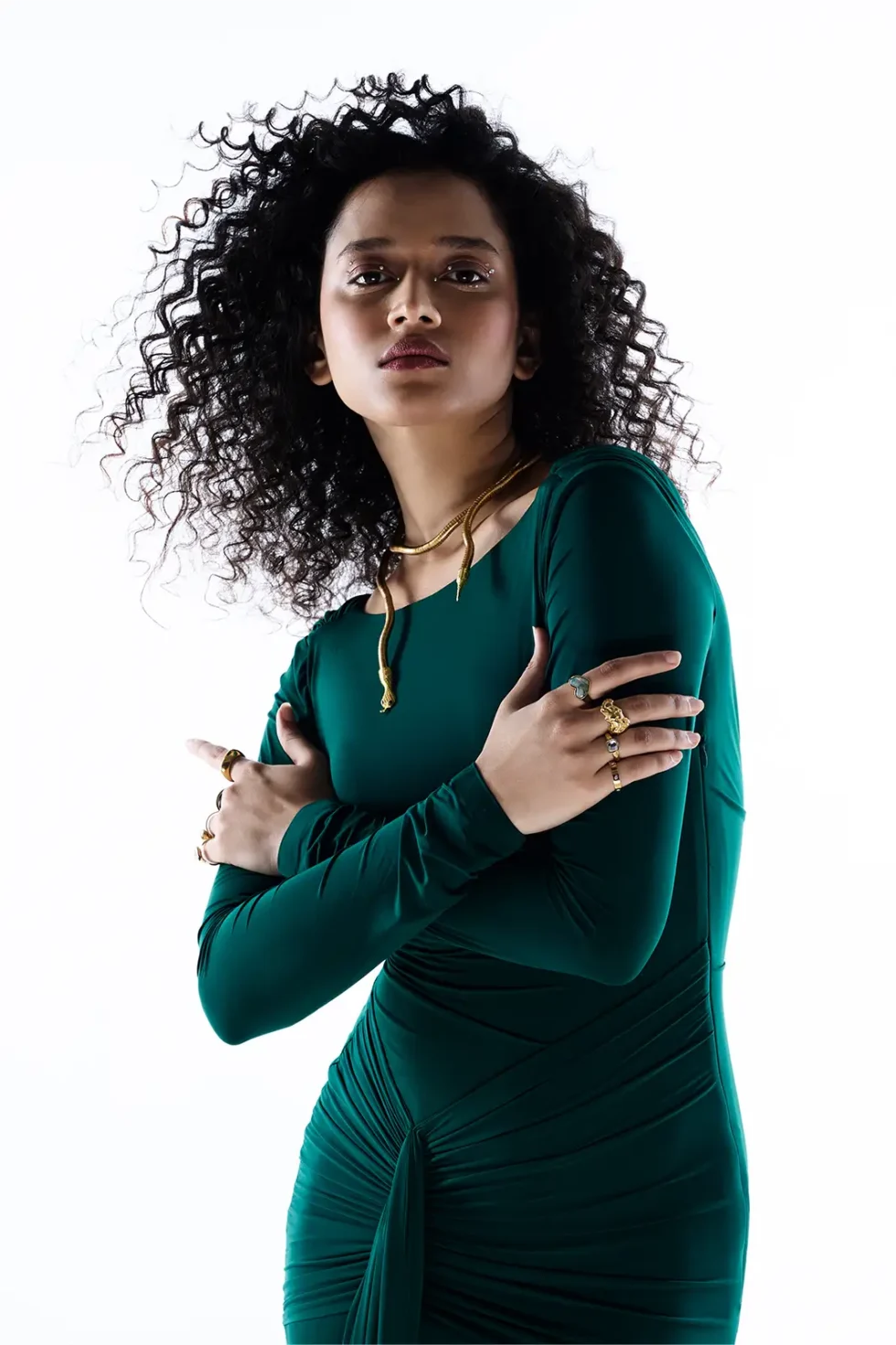 Nernia Lycra Dark Green Split Skirt Dress, Party Wear Long Gown For Women, Full Sleeve Long Dress, Party Wear Dress For Women, Front Slit Dress, Lycra Dress, Party Wear Dress For Women, Green Dress For Women, Sepia Stories