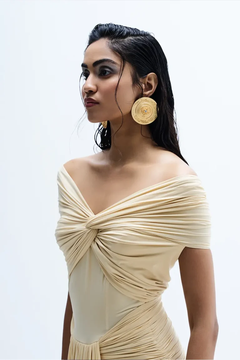 Seseraphina Butter Yellow Colour Dress, Off Shoulder Long Dress, Party Wear Maxi Dress, Party Wear Long Gown For Women, Sleeveless One Piece Dress, Sepia Stories